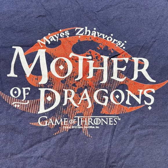 NWOT Bella-Canvas Game of Thrones SS Graphic T-Shirt in Navy Women’s Sz L - Picture 3 of 6